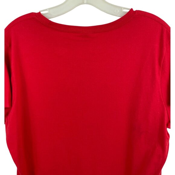 Red Friday till My Son Comes Home Red Short Sleeve T-shirt Womens Size Large - Picture 5 of 9